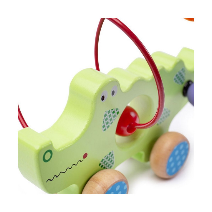Bigjigs Baby Motorický labyrint krokodýl