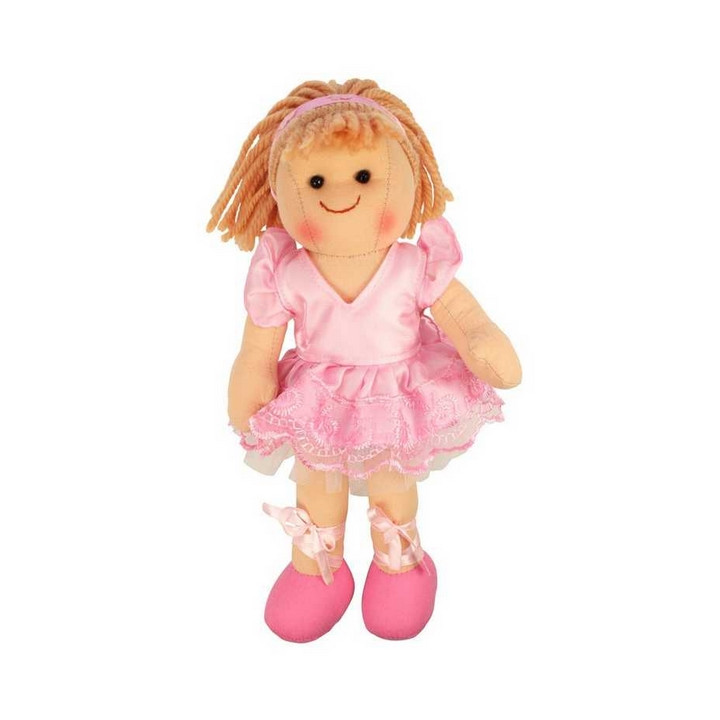 Bigjigs Toys Látková panenka Lily 28 cm