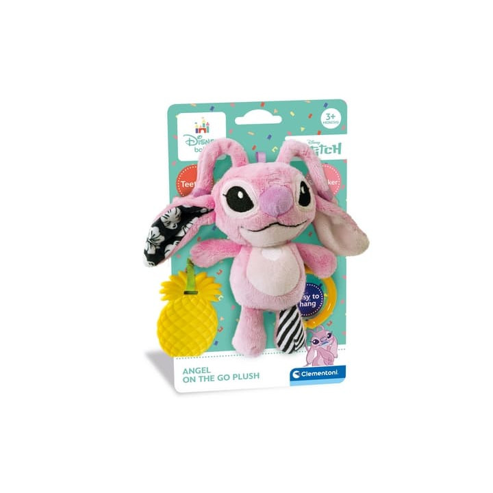 Disney baby - Plyšové chrastítko, kousátko STITCH ANGEL