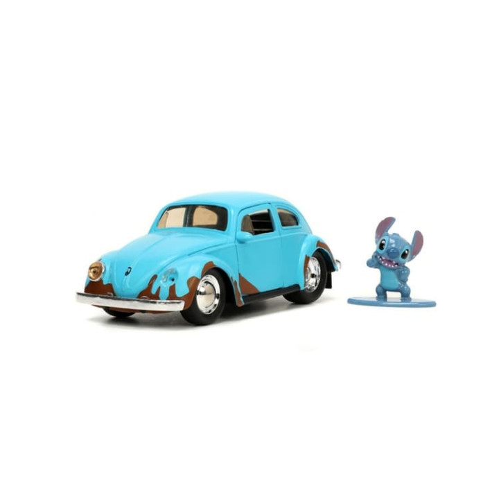Lilo & Stitch auto 1959 VW Beetle 1:32 a figurka Stitch, DP6