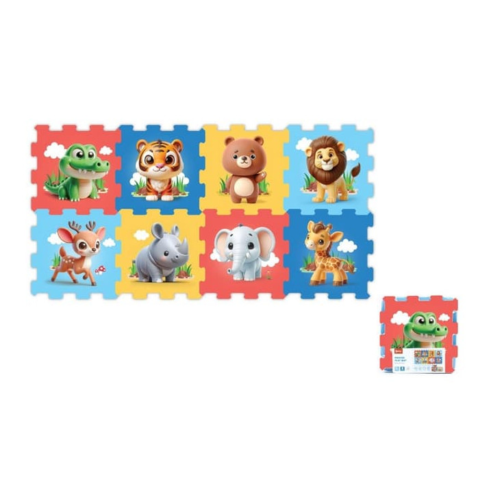 Puzzle podložka pěnová zoo 8ks