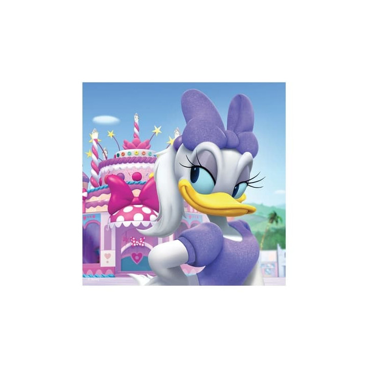 Puzzle Minnie a Daisy 3x55 dílků
