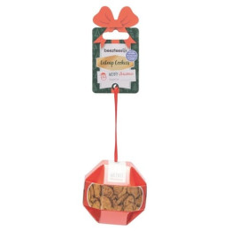 Beeztees XMAS BALL Pamlsky pro kočky Catnip-kuře-tuňák 8,5x8cm