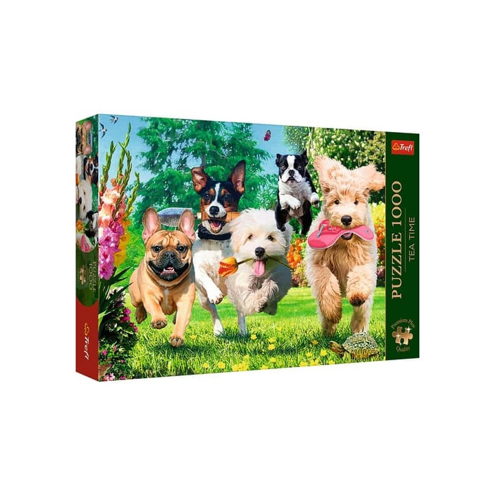 Puzzle Premium Plus - Čajový čas: Přicházejí problémy! 1000 dílků 68,3x48cm v krabici 40x27x6cm