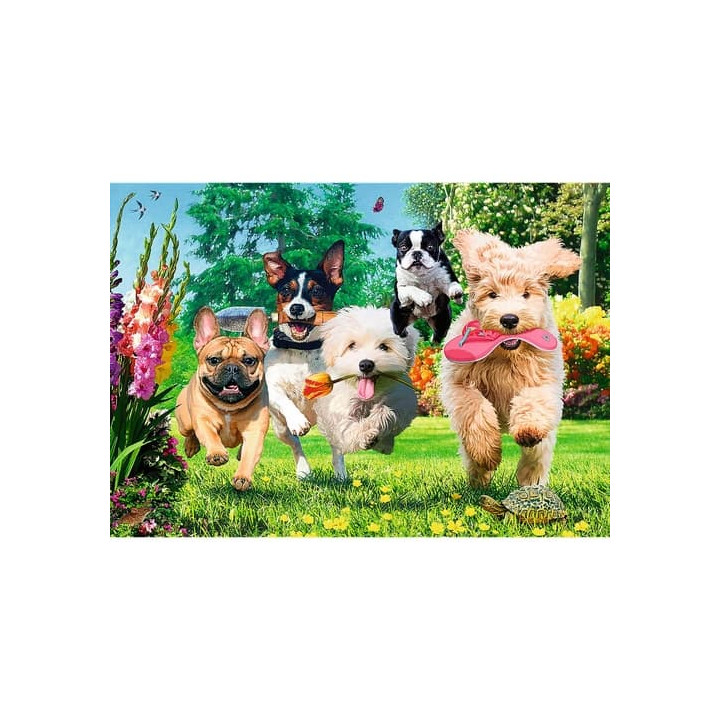 Puzzle Premium Plus - Čajový čas: Přicházejí problémy! 1000 dílků 68,3x48cm v krabici 40x27x6cm