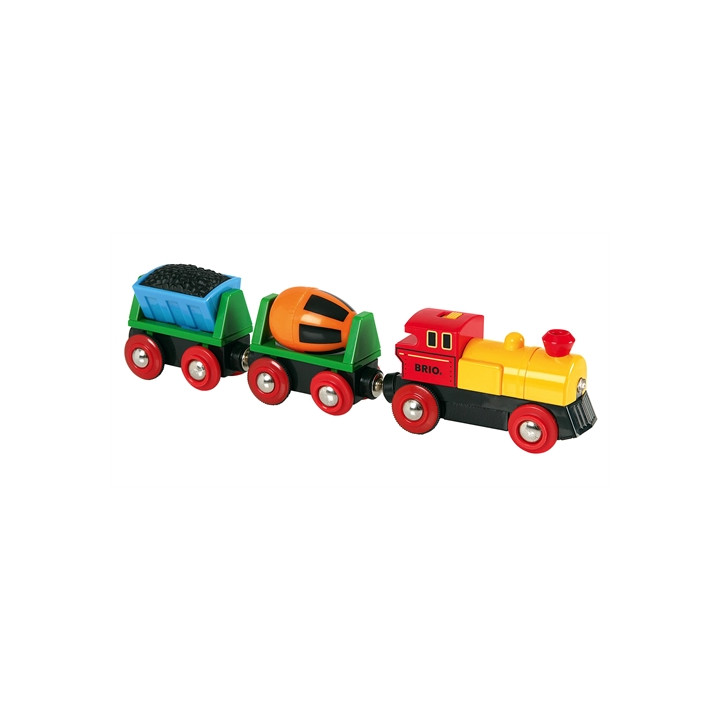 Brio 33319 Elektrická mašinka s vagónky a světly