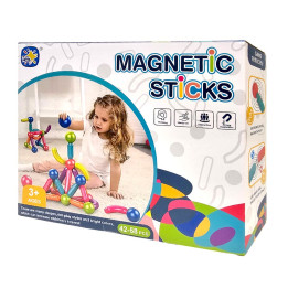Magnetická stavebnice 58 ks
