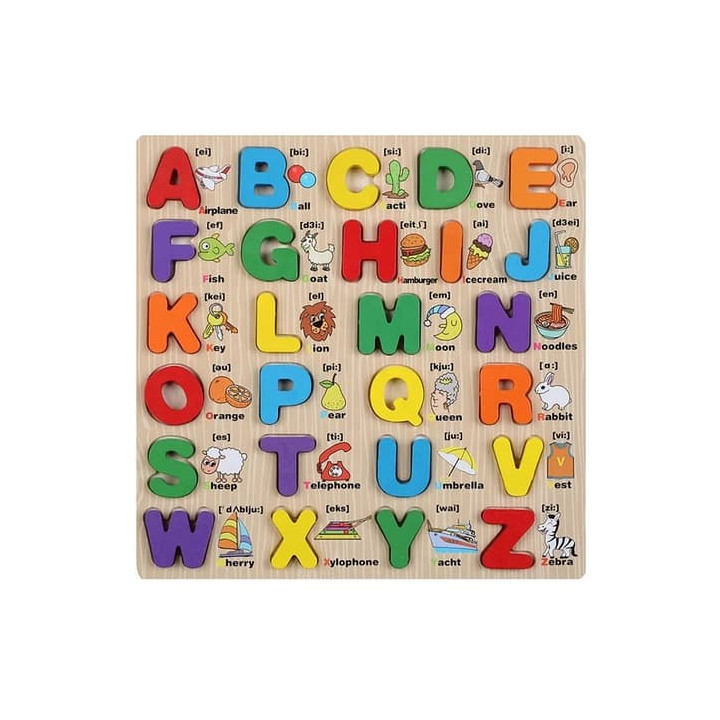 Abeceda - dřevěné puzzle