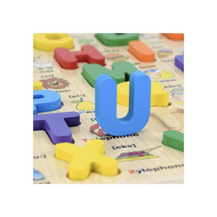 Abeceda - dřevěné puzzle