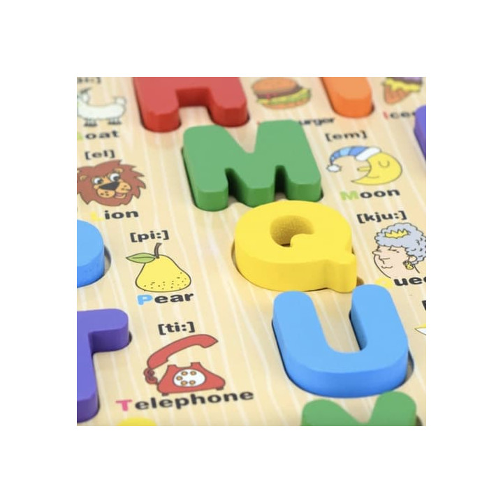 Abeceda - dřevěné puzzle