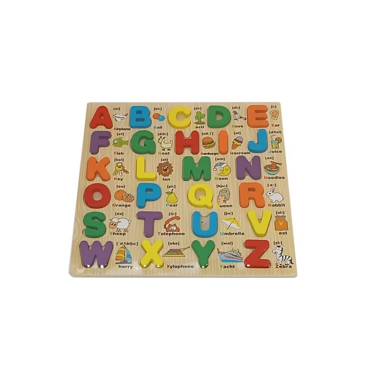 Abeceda - dřevěné puzzle