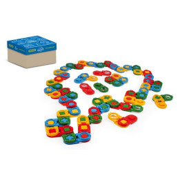 Plastová stavebnice domino Wader 64 ks