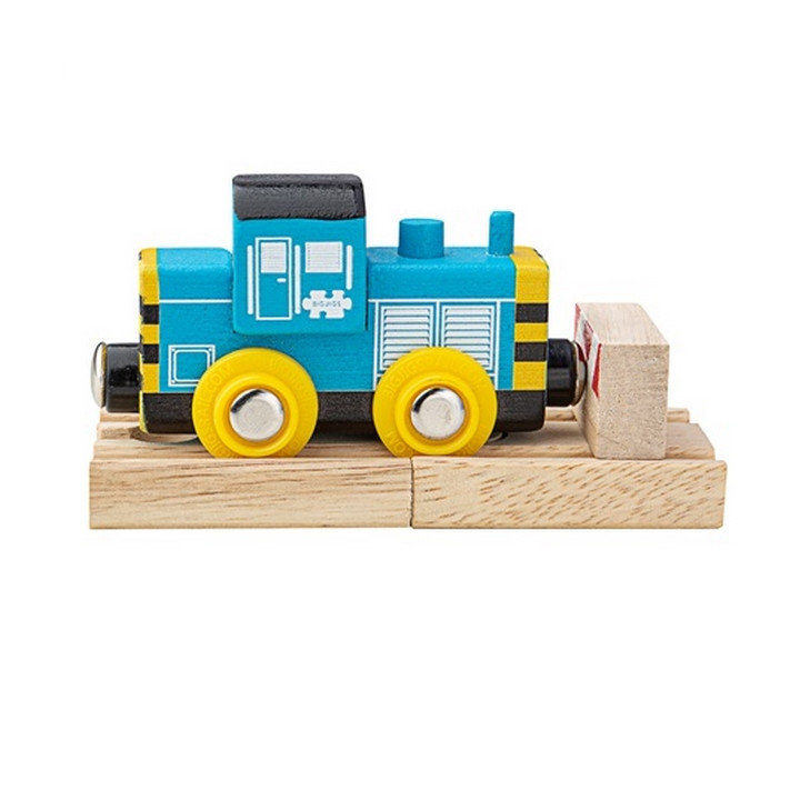 Bigjigs Rail Dřevěný vláček Shunter