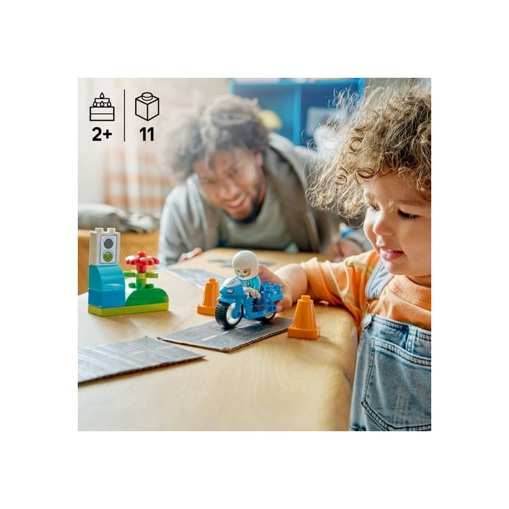 Lego Duplo 10471 Modrá policejní motorka