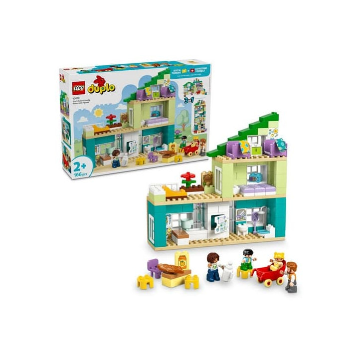 Lego Duplo 10470 Moderní rodinný dům 3 v 1 s figurkami