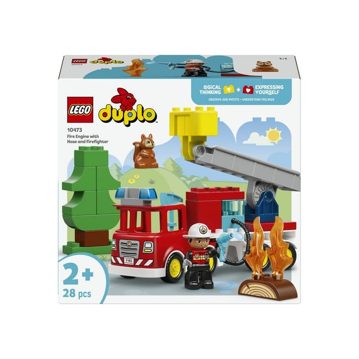 Lego Duplo 10473 Hasičské auto s hadicí a hasičem