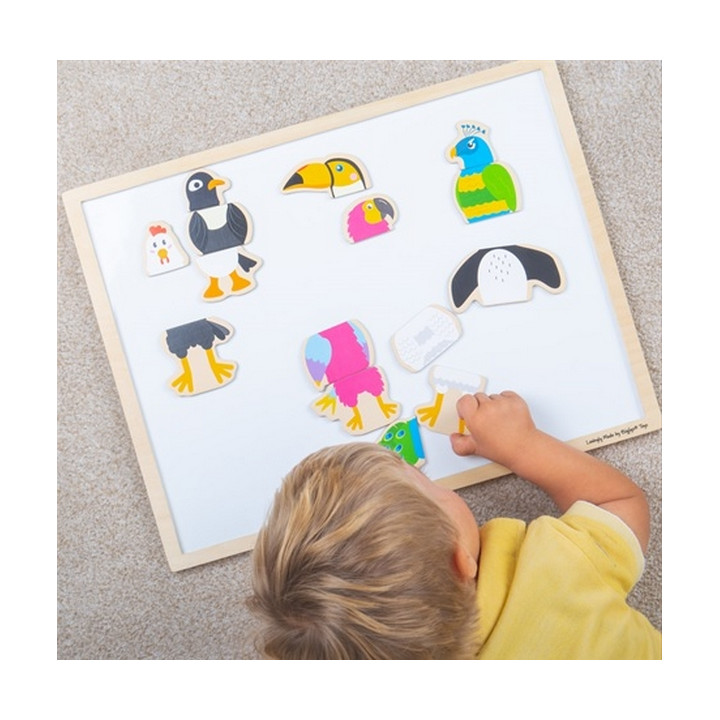 Bigjigs Toys Magnetická ptačí přátelé