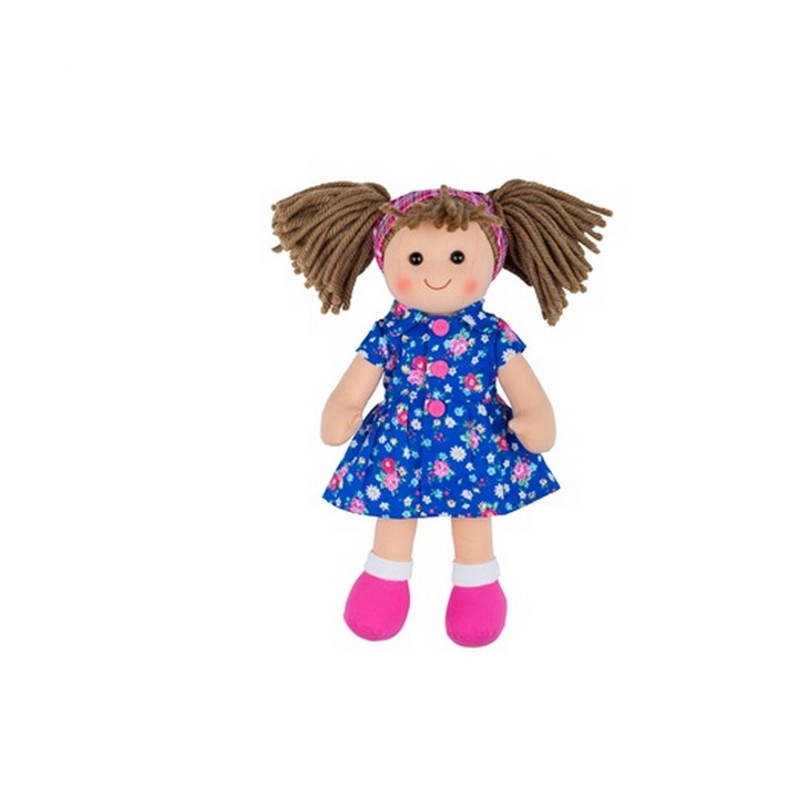 Bigjigs Toys Látková panenka Hollie 28 cm