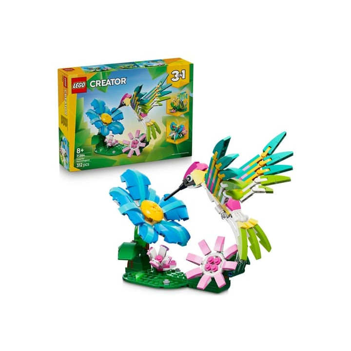 LEGO® Creator 31384 Divoká zvířata: Barevný kolibřík