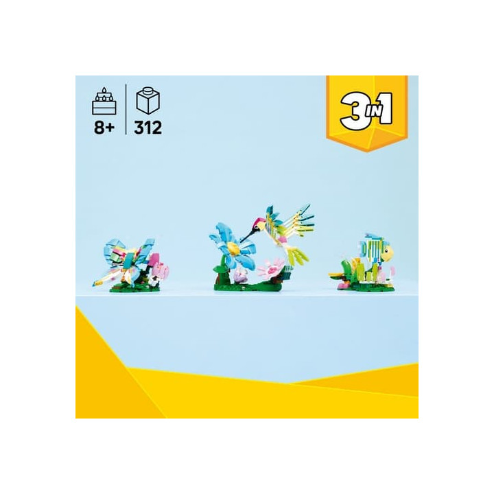 LEGO® Creator 31384 Divoká zvířata: Barevný kolibřík