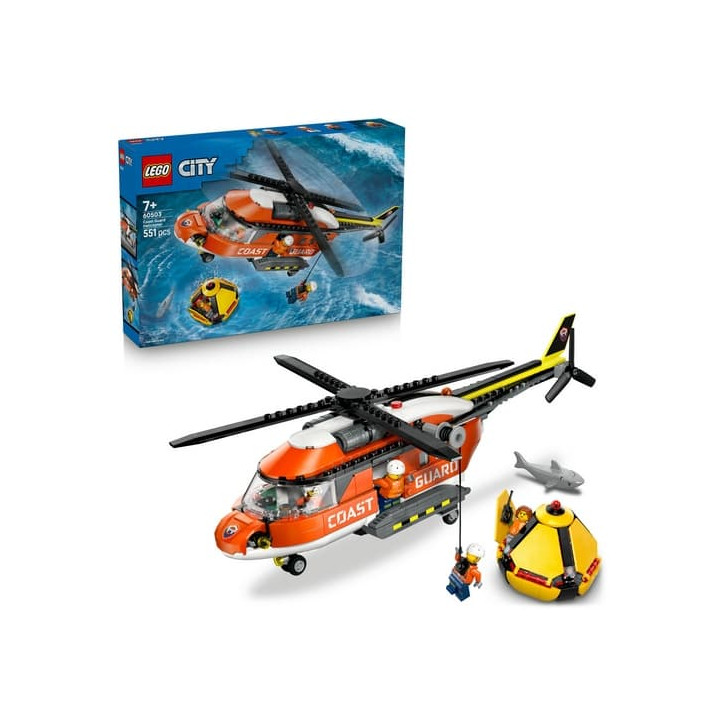 LEGO® CITY 60503 Helikoptéra pobřežní hlídky