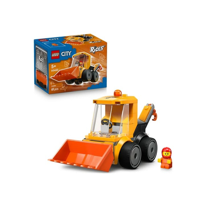 LEGO® CITY 60483 Autíčka – Stavební nakladač