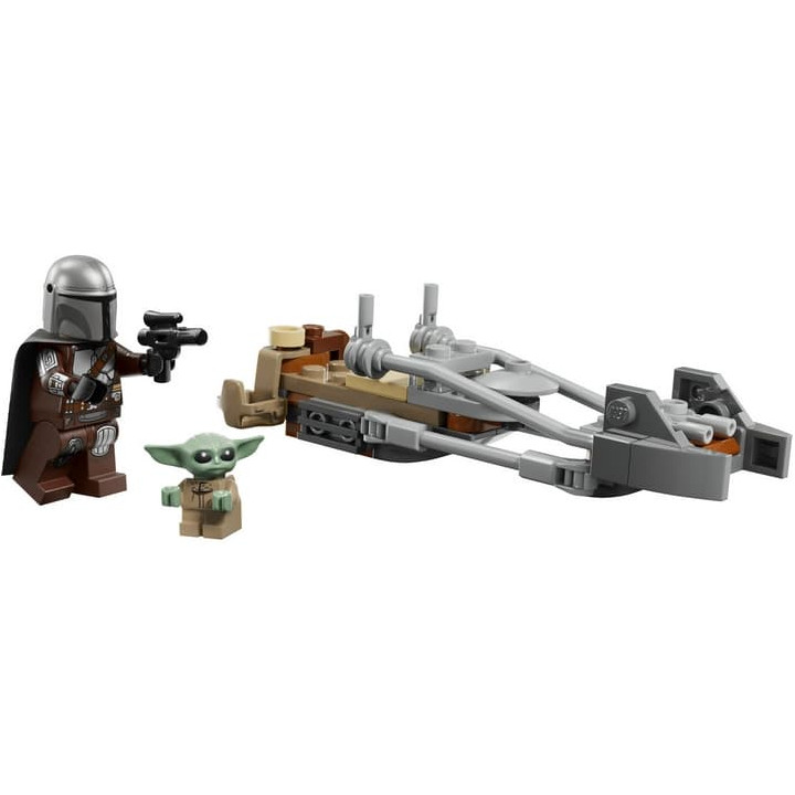 LEGO® Star Wars™ 75436 Mandalorian a Grogu a spídrová motorka