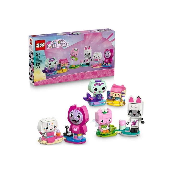 LEGO Gabby's Dollhouse 11215 Gábi a kočičí kamarádi z kostek