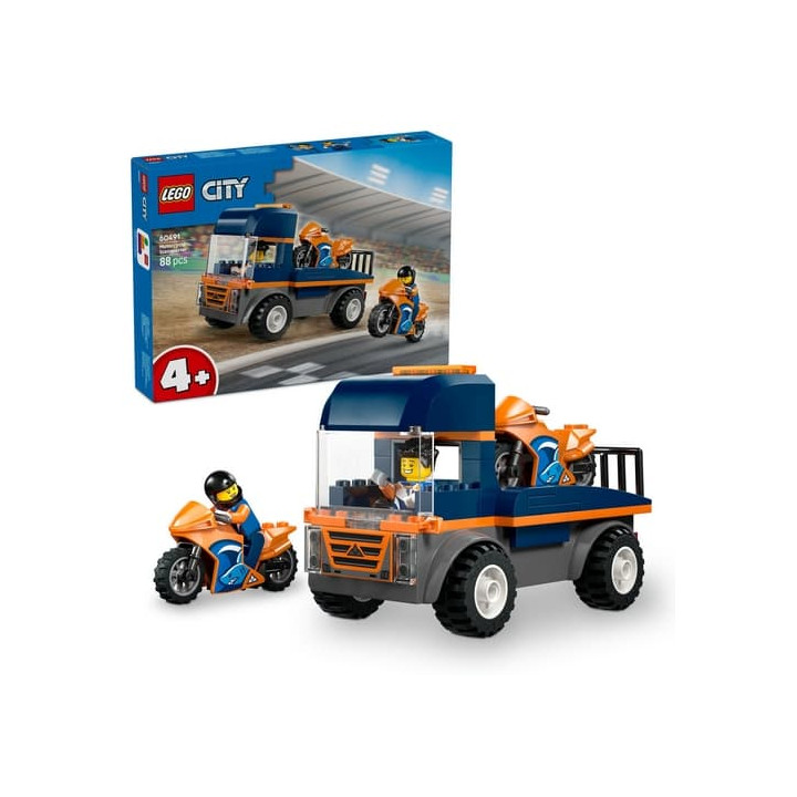 LEGO® CITY 60491 Kamion na přepravu motorek
