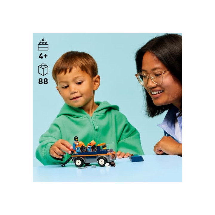 LEGO® CITY 60491 Kamion na přepravu motorek