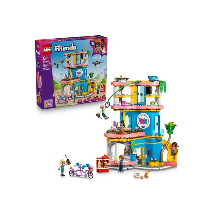 LEGO® Friends 42689 Klubovna pro kamarády v městečku Heartlake