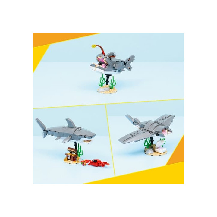 LEGO® Creator 31381 Divoký žralok a truhla s pokladem