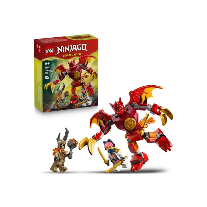LEGO® NINJAGO® 71851 Kaiův bojový balíček s dračím oblekem