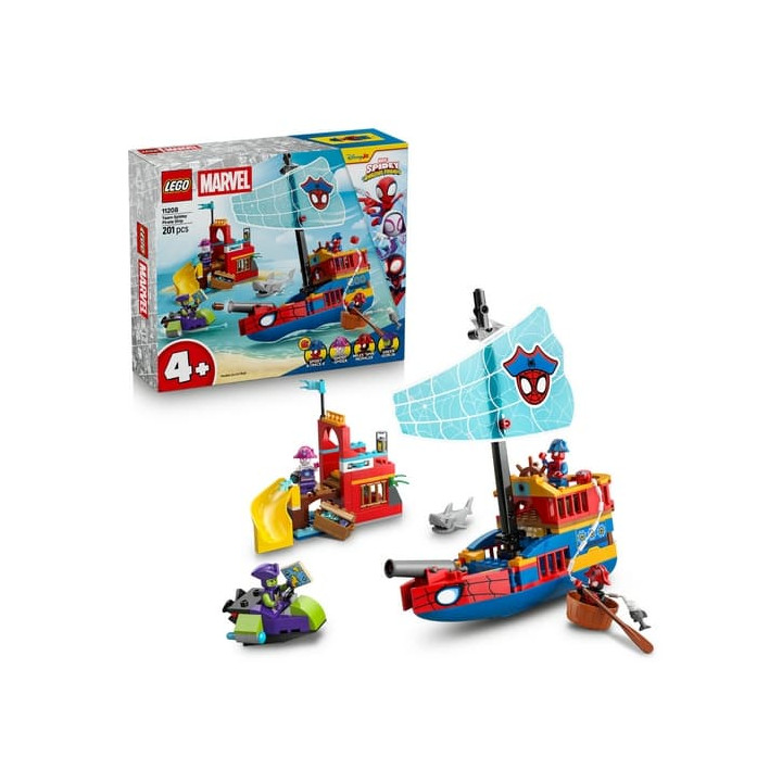 Lego Marvel 11208 Pirátská loď Spideyho týmu