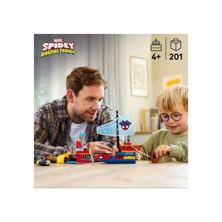 Lego Marvel 11208 Pirátská loď Spideyho týmu