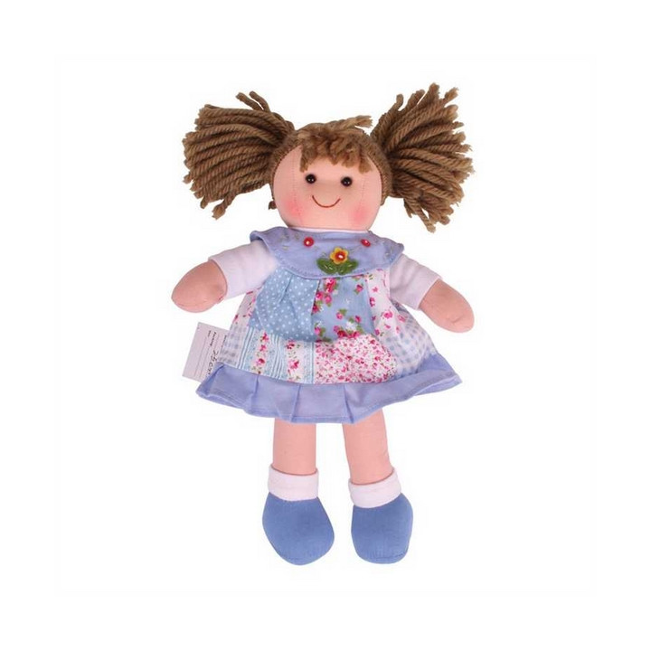 Bigjigs Toys Látková panenka Sarah 28 cm