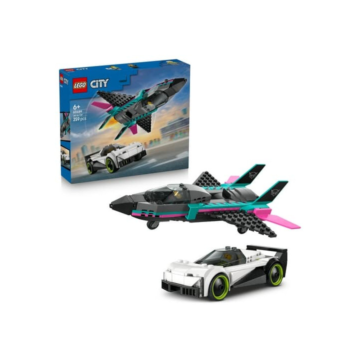 LEGO® CITY 60489 Tryskáč vs. Auto