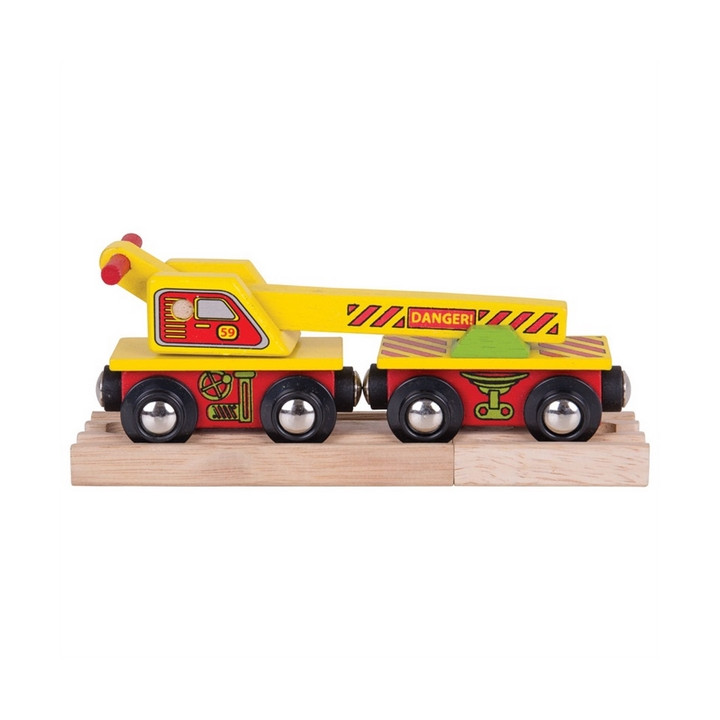 Bigjigs Rail Vagón s jeřábem