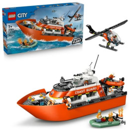 LEGO® CITY 60504 Záchranný člun pobřežní hlídky a vrtulník