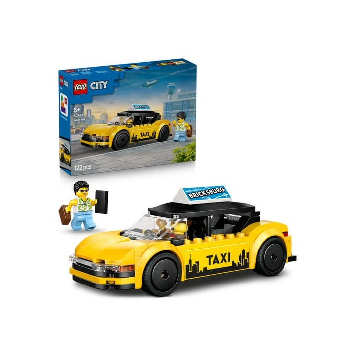 LEGO® CITY 60487 Žlutý taxík