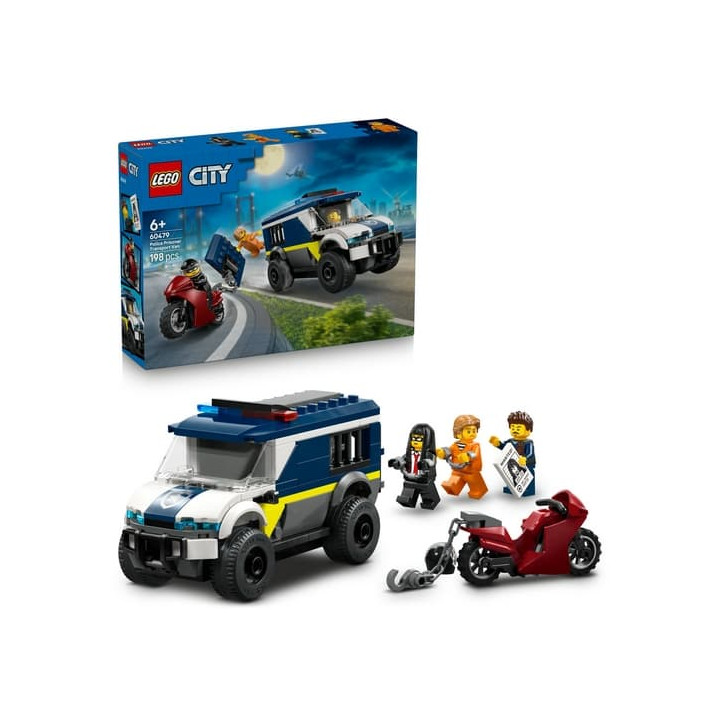 LEGO® CITY 60479 Policejní dodávka pro převoz vězňů