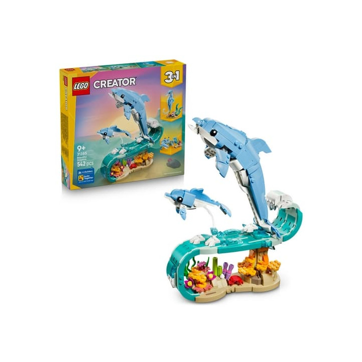 LEGO® Creator 31385 Mořští živočichové: Krásní delfíni