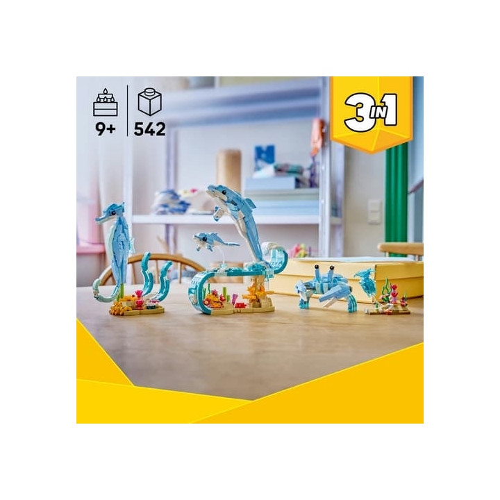 LEGO® Creator 31385 Mořští živočichové: Krásní delfíni
