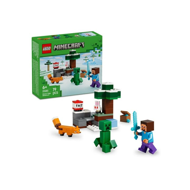 LEGO® Minecraft® 21583 Steve a dobrodružství v tajze