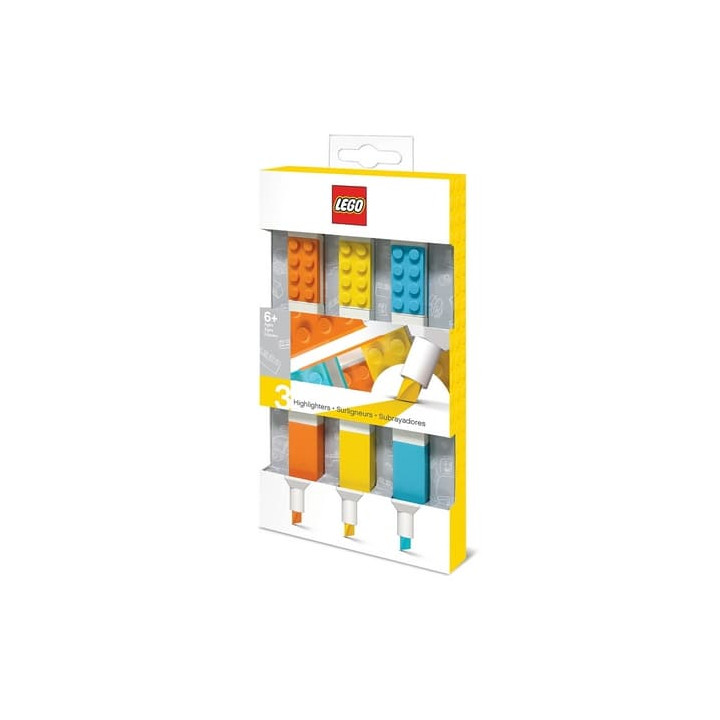 LEGO Zvýrazňovače, mix barev - 3 ks