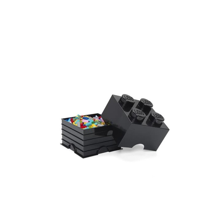 LEGO úložný box 4 - černá