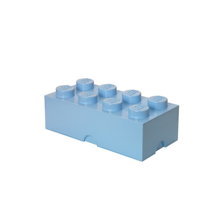 LEGO úložný box 8 - světle modrá