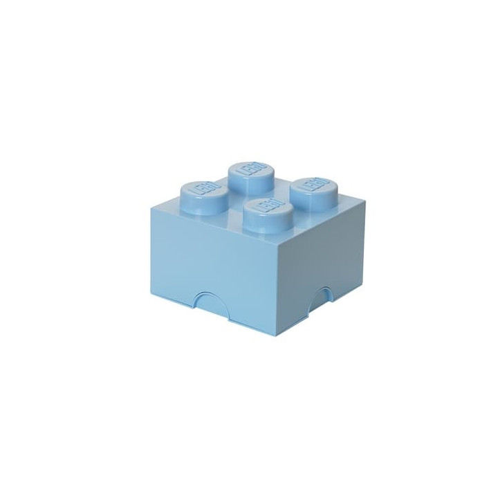 LEGO úložný box 4 - světle modrá