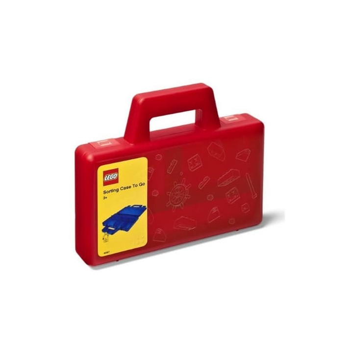 LEGO úložný box TO-GO - červený
