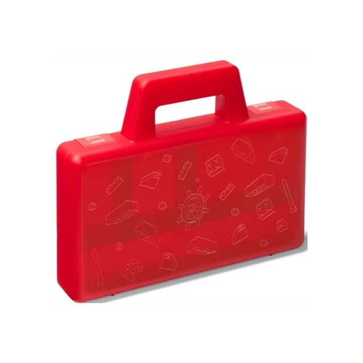 LEGO úložný box TO-GO - červený